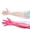 UUYYEO 50 Pcs Long Plastic Gloves Field Dressing Gloves Shoulder