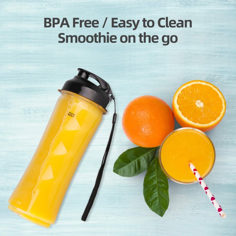 La Reveuse Smoothies Blender Personal Size 300 Watts with 18