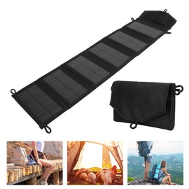 Cargador de Panel Solar de 20 W 5 V, Panel Solar de Silicio Monocristalino Plegable Tablero de Generación de Energía de Celda Solar Bolsa Plegable Paneles Solares para Actividades Al Aire Libre