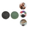 Baluue 4Pcs Half-Dome Konjac Facial Sponges Soft Exfoliating Face Cleansing