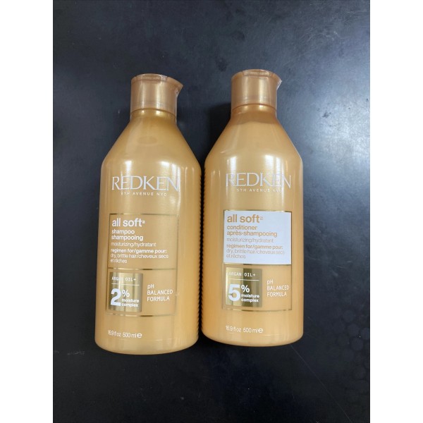 Redken All Soft Shampoo & Conditioner Sets 16.9oz Each