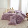 Roscloud Rabbit Plush Kids Girls Purple Comforter Sets Queen -