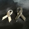 CMajor Awareness Black Ribbon Enamel Lapel Pin