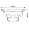 KONE 3-1/2 Inch Kitchen Sink Drain Assembly with Strainer Basket/Drain