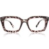 JiSoo Oversized Reading Glasses for Women 1.25, Stylish Designer Readers