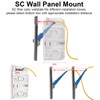 Poyiccot SC Fiber Wall Plate, Simplex SC Fiber Optic Panel
