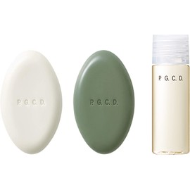 P.G.C.D. Facial Cleansing Soap (Morning and Night) All-in-One Beauty Serum, 2 Step Skin Care Trial Set, 2 Weeks Trial Size