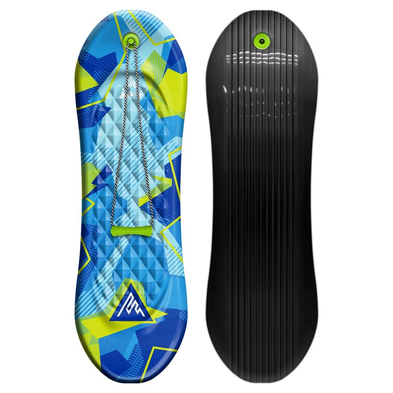 Artikfun Premium Foam Snowboard Sled 2-Pack | Tow Rope and