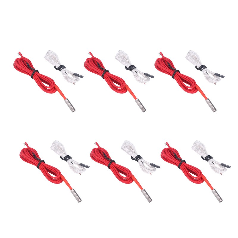 3D Printer Hotend Kit Accessories 6Pcs 12V 40W Heating Tube