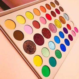 Paleta Sombras Nude 39 Grande Tonos Maquillaje Glitter Mate                                                                                           
