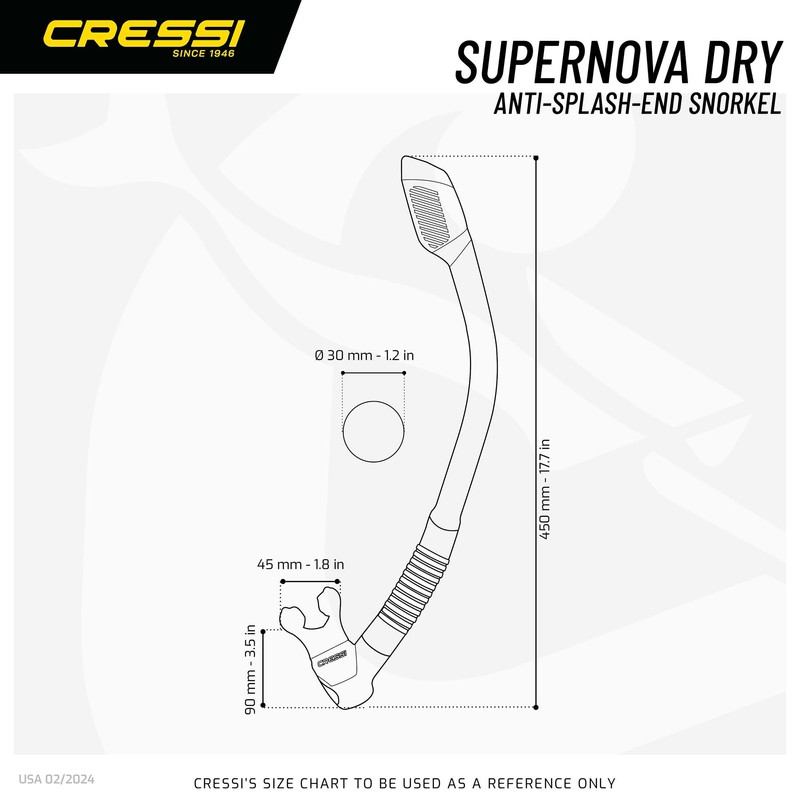 Cressi Supernova Dry, Claro/Lila