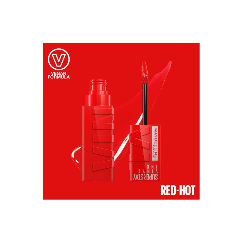 Maybelline Superstay Vinyl Ink Liquid Lip Colour 25 Red-Hot