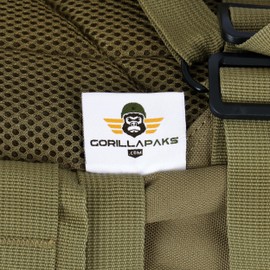 Gorilla Paks™ Small 30L Military Tactical Backpack MOLLE Rucksack Daypack (Tan)