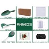 Tezeit Cubeta Abono Gusano Bandejas Compostador Cuartos Interiores Exteriores Kit