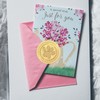 CRASPIRE Dog Paw Gold Foil Certificate Seals 2 Round Self