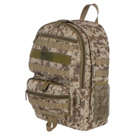 EastWest U.S.A RTC509 Tactical Molle Sport Military Assault Rucksacks Hiking Trekking Bag (TAN CAMO)