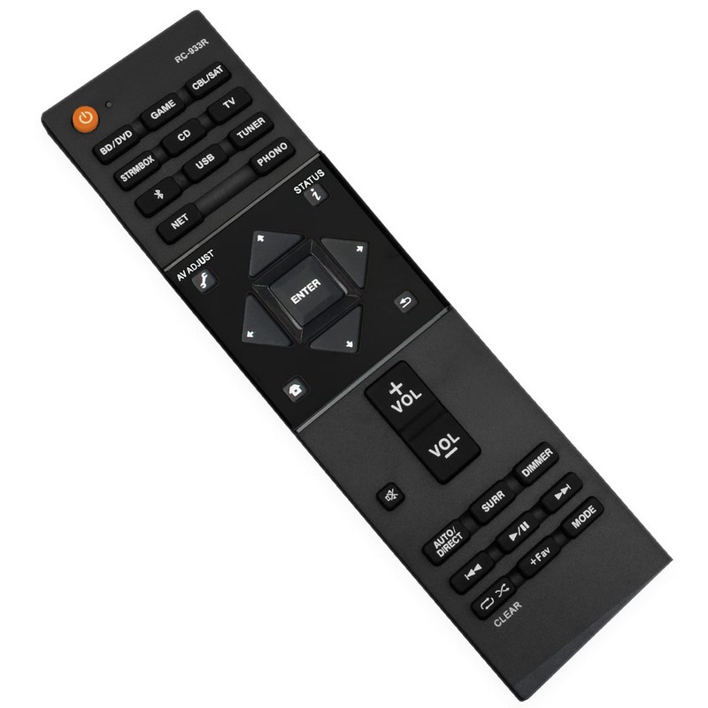 RC-933R Replacement Remote Control Applicable for Pioneer AV Receiver VSX-S520D