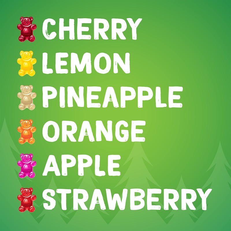 Black Forest Organic Gummy Bears Candy, 4 Ounce Bags (Pack