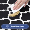 Smiry 2 Pack Rectangle Table Cloth 4 Foot, Waterproof Elastic