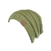 C.C Trendy - Gorro de punto trenzado grueso y suave