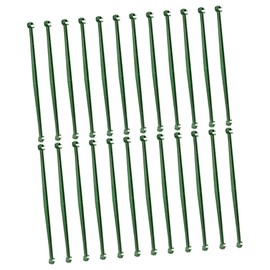Garneck Pack of 24 Plant Stakes with 11 mm Connectors - Ideal for Trellis and Trellis - 30 cm Long Plant Support for Optimal Hold of Your Plants