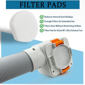 12pcs Filter Pads Compatible with Xtool M1 Ultra Exhaust Fan