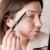 ZWWOGE Eyebrow Pencil, Waterproof, Sweat-Resistant, Eyebrow Pencil, 2-in-1 Dual Professional