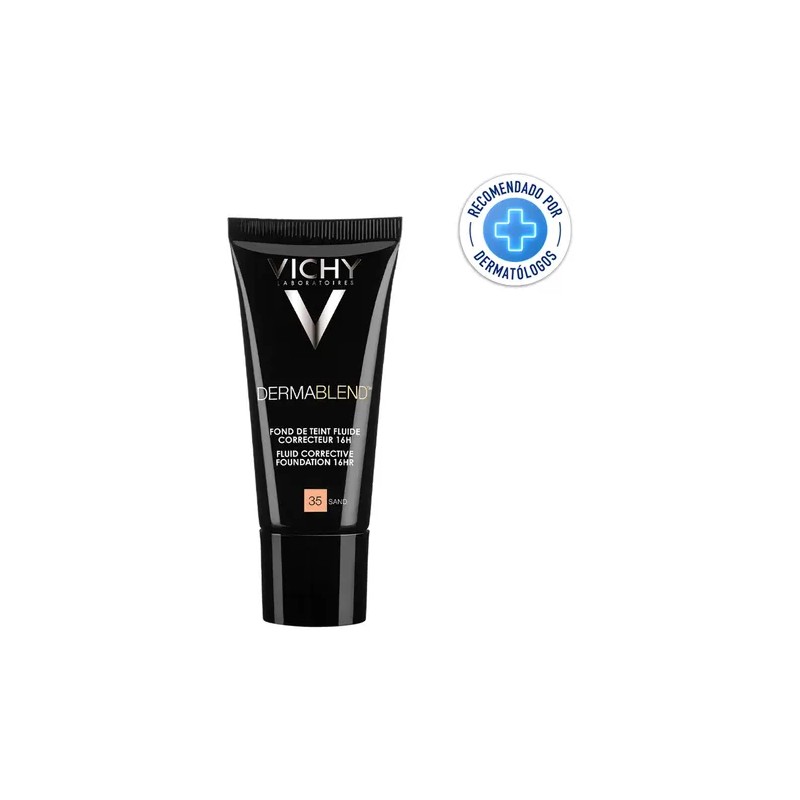 Vichy Dermablend Fluido Base Maquillaje Tono Sand 30ml