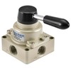 Heschen Rotary Lever Hand Valve, HV-04, PT1/2'', 3 Postion 4