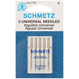 Euro-Notions Schmetz Universal Machine Needles, Size 11/75 5/Pkg