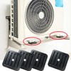 RecDec 4 Pack Mini Split Anti-Vibration Pads Wall Mounting Bracket