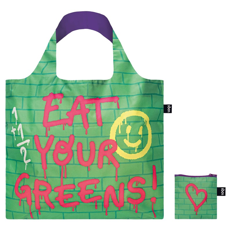 LOQI Eat your Greens Recycled Bag