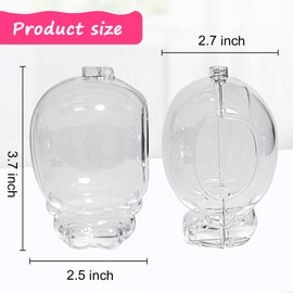 Doll Protective Case for Crybaby Cherry Doll: Clear Display Bag with Silicone Strap, Storage Clear PC Bag for Hanging Models ( not Included Doll)