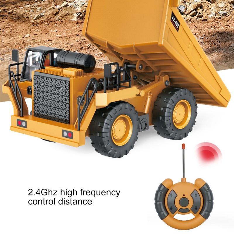 RC Dump Truck 1/24 4 Wheel Drive 6 Channels 2.4Ghz
