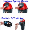 AISIBO Car Trash Can with Lid, Automotive Cup Holder Mini
