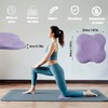 2 Rodilleras De Yoga,Almohadilla De Espuma Antideslizante Tapete Yoga Grueso