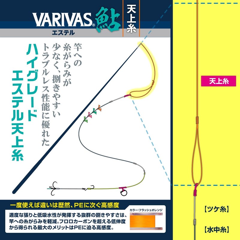VARIVAS Ceiling Line Ester 98.4 ft (30 m) Flash Orange