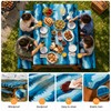 Emwwat Picnic Table Cover with Bench Covers, Waterproof Elastic Corner