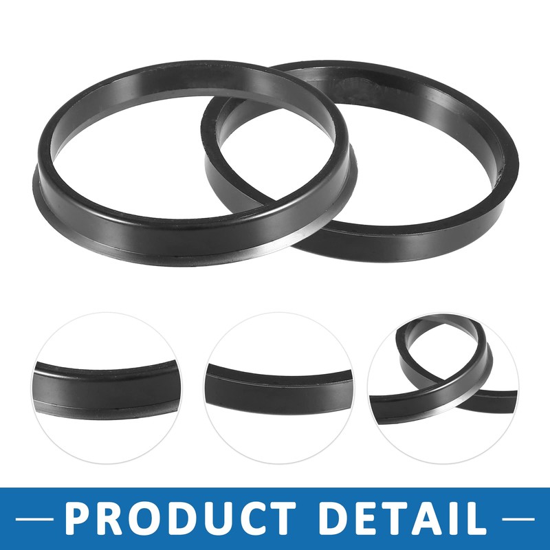 A ABSOPRO 72.6 to 66.1 mm Wheel Hub Centric Rings