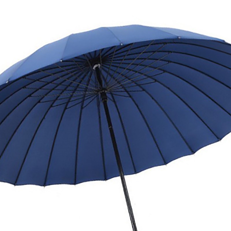 Long Handled Umbrella 24 Rib Large Windproof Reinforced Straight Umbrella