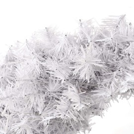 MOQPG 6FT 120 LED Lighted Eid Ramadan Tree Handmade Mubarak Muslim Islamic Crescent Moon Star Artificial Trees Garden Party Living Room Decor for Home Decorations (White)