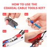 Knoweasy Compression Tool Kit - Coaxial Cable Crimper, Cutter with
