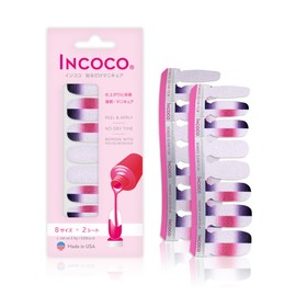INCOCO Simple Paste Manicure Incoco "Parallel Story" Easy Pedicure Nail Seal Hand Foot Popular Nail Self Nail Sticker Nail Design Time-saving Nail Stick Nail