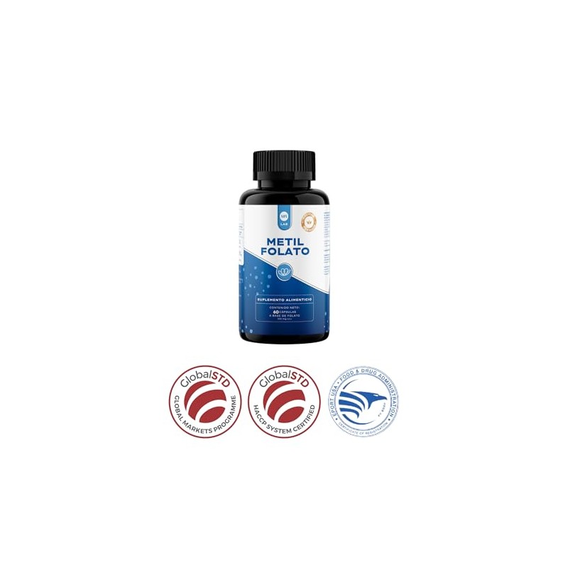 Molecular Wellness Lab Metil Folato Quatrefolic Patentado