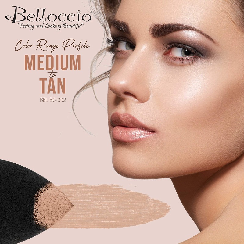 Belloccio High Definition Medium Shade Makeup Concealer 5 gram Jar