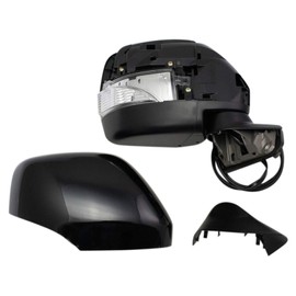 TRQ Right Mirror without Memory with Housing Turn Signal Passenger Side Compatible with 2011-2017 Nissan Quest NI1321280