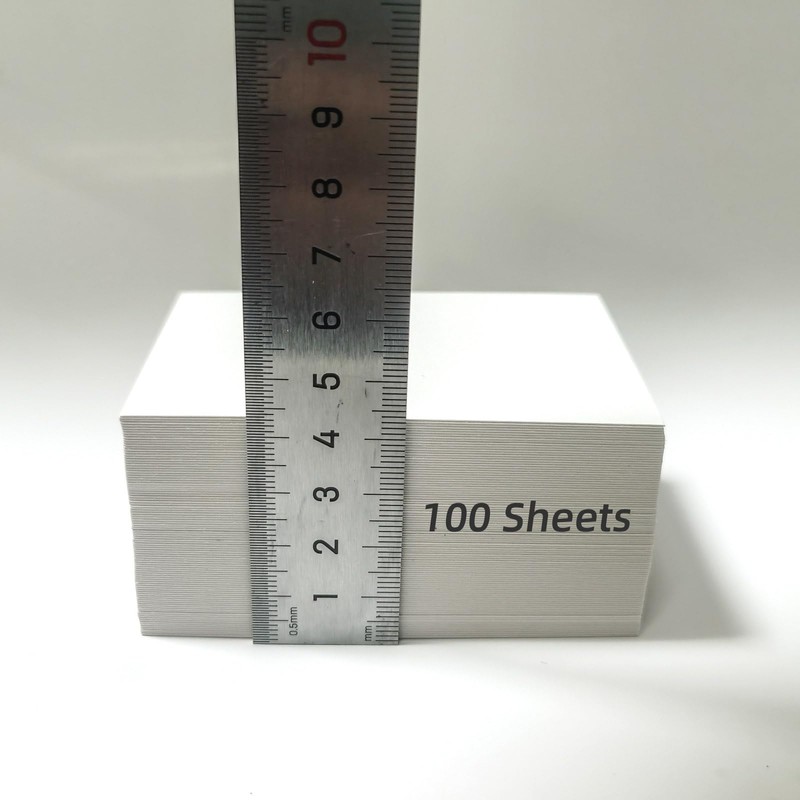 100 Sheets Blank Cardstock 2.5 x 3.5 Inch, 350 GSM