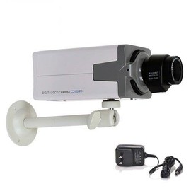 VideoSecu Day Night 700TVL High Resolution Built-in 1/3" Effio CCD Security Camera for CCTV DVR Home Surveillance System with 3.5-8mm Varifocal Lens, Power Supply and Camera Bracket 3DV