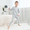 Enfants Chéris Boys Thermal Underwear Set Kids Pjs Gray 5T