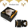 DPKOW 12pcs Eid Mubarak Boxes with Window, Eid Party Boxes